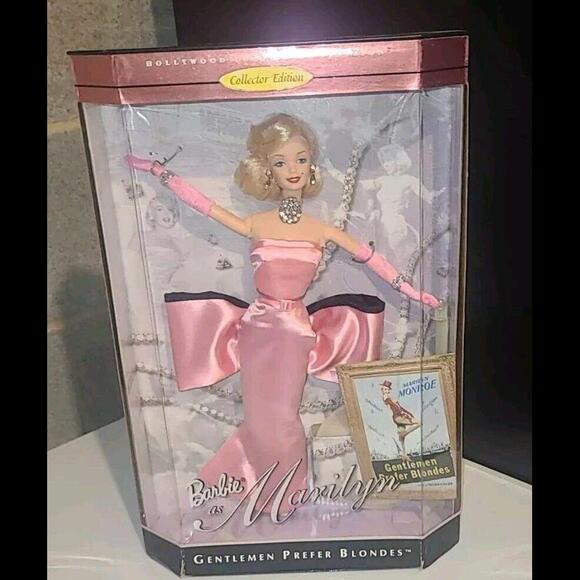 MARILYN MONROE BARBIE 1997 Mattel GENTLEMEN PREFER BLONDES